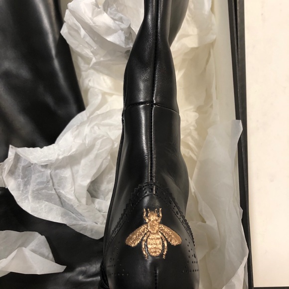 Queercore Brogue Over The Knee Boots / NWB - Picture 7 of 12